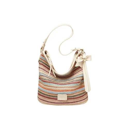 OUBOTE Сумка через плечо из синтетической кожи женская радужный абрикос