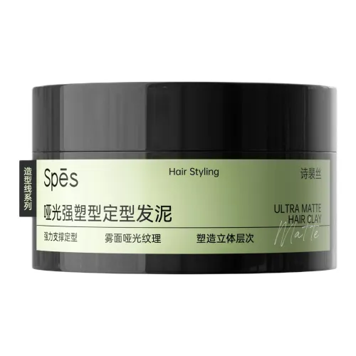 Спес Styling String Collection Матовый Сильный Фиксирующий Формирование Волос Глина Стайлинг Пышность Вверх 80г*1 80г*2