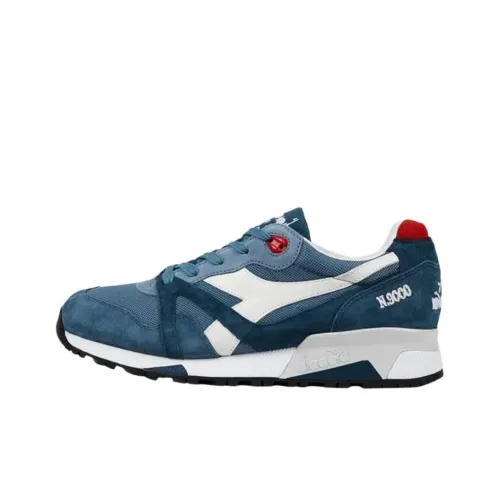 DIADORA N9000 Устойчивые к истиранию Низкие Беговые кроссовки Унисекс Синие