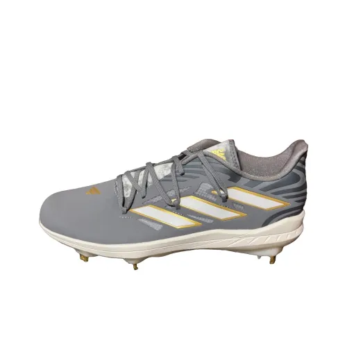 Adidas Adizero Afterburner 9 Low Топ Футболка Устойчивая к истиранию Функциональная Бейсбольная Обувь Мужская Серый