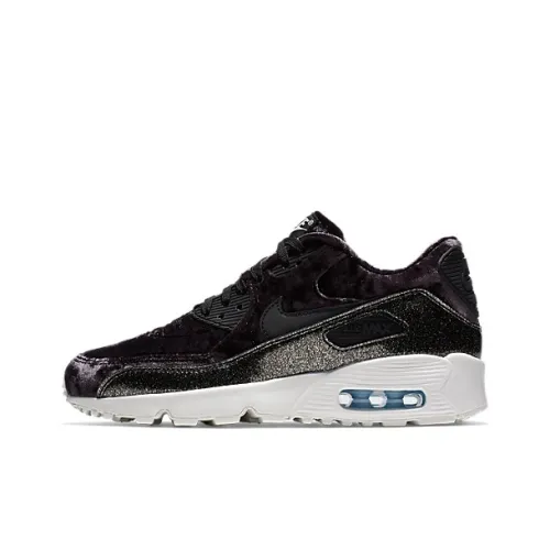 Nike Air Max 90 Амортизация Износостойкий Низкий Топ KIDS Лайфстайл Обувь Подростки