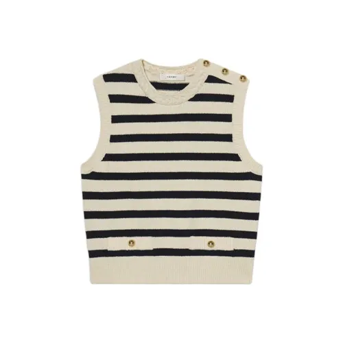 Рамка Бежевый Полосы Женские Майки