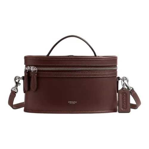 COACH Trail Кожа Сумка через плечо Сумка Маленькая Женская Кленовый