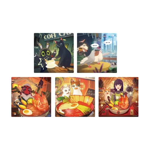 MIHOYO Zone ZERO Lidu Souvenir Collection Прозрачная карта комплект мерча по IP