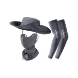 Серый набор из трех предметов