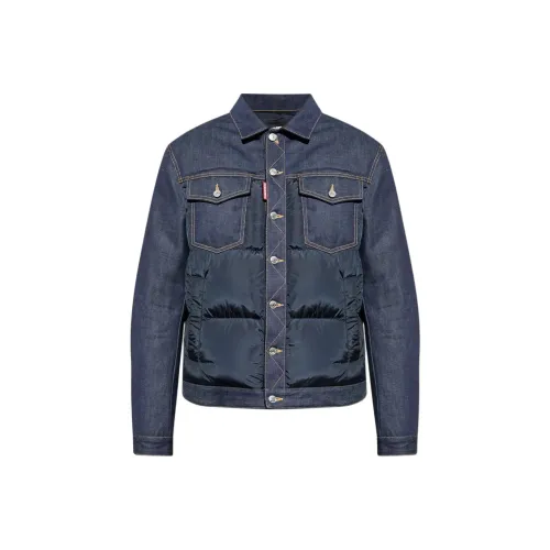 DSQUARED 2 Пуховик Мужской Синий