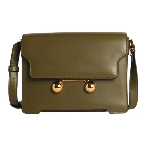 MARNI Trunkaroo Телячья кожа Сумка на плечо Средний Женские Зеленый