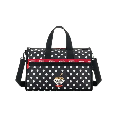 LeSportsac Ткань Путешественная Сумка Сумка через плечо Сумка Большая Унисекс Черная