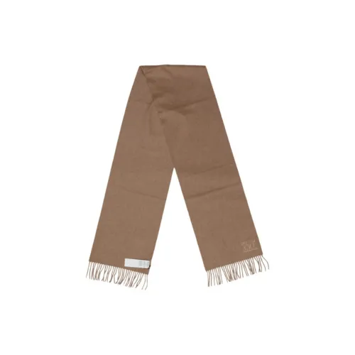 MaxMara Кашемир Вязаные Шарфы Унисекс Коричневый