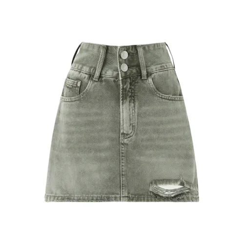 SOON FLOWER Джинсовые короткие юбки Женские