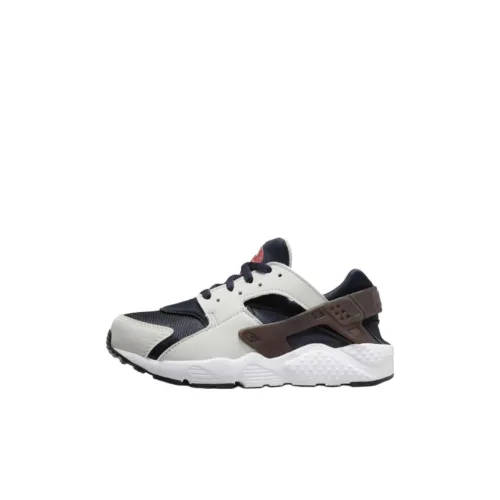 Nike Huarache Run Устойчивый к истиранию Низкий Топ Детская Беговая Обувь Бежево-Синий Детский