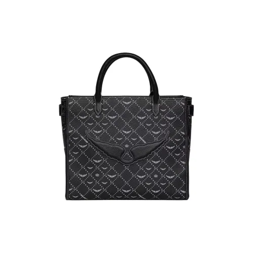 Zadig Voltaire Полиуретан Тоут Сумка Сумка для покупок Сумка Женская Черная