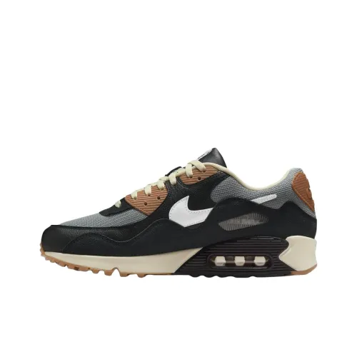 Patta x Nike Air Max 90 Устойчивые к истиранию низкие беговые кроссовки для мужчин серые