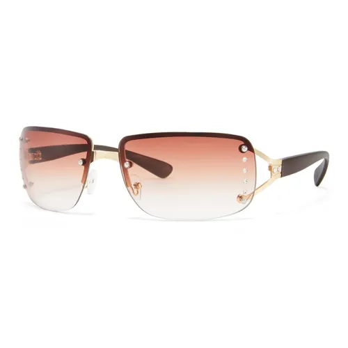 CinvaiKrose PC Квадрат Без оправы Солнцезащитные очки Женские