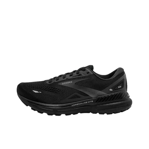 Brooks Adrenaline GTS 23 Устойчивые к истиранию Низкие Беговые кроссовки Женские Черные