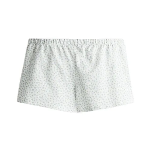 H&M Белые/Цветочные Женские Повседневные Шорты
