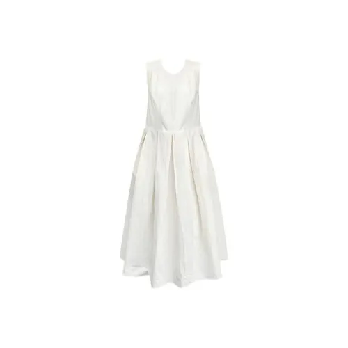 XZCV Белые Женские Платья без рукавов