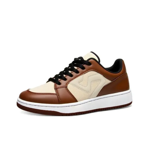 N6K8 Скейтборд Кроссовки Низкие Топ Latte Color Block Unisex