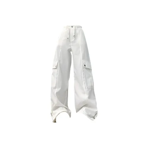 COHX Белый Женские Повседневные Брюки