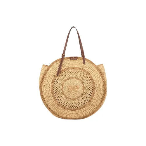 Anya Hindmarch Рафия Сумка на плечо Женская Бежевая