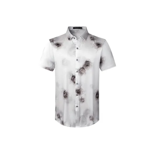 LUOZI Белая Мужская Поло