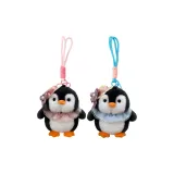 1 пара Розовый + Синий Пухлый Пингвин Подвеска