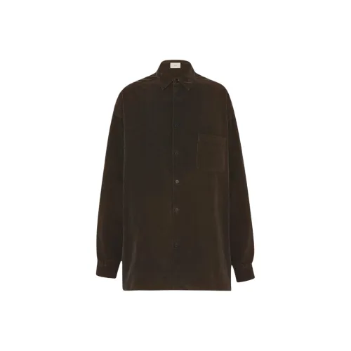 THE ROW Рубашка Женская Темно-Кофейная
