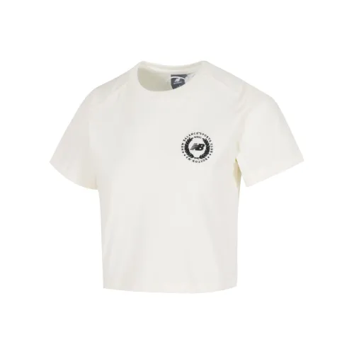 New Balance Экрю Женские Футболки