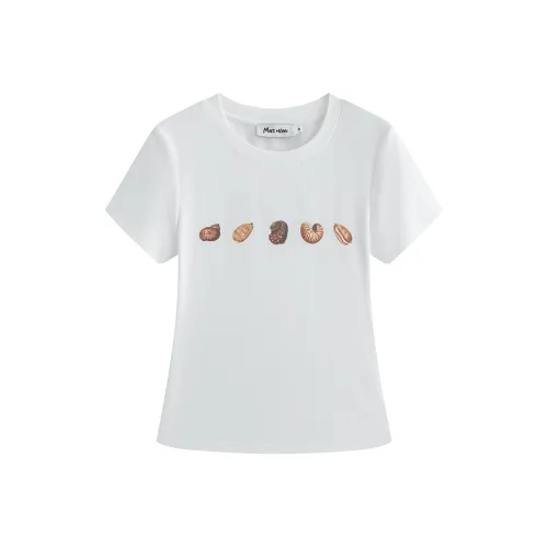 Marc moore Белые Женские Футболки