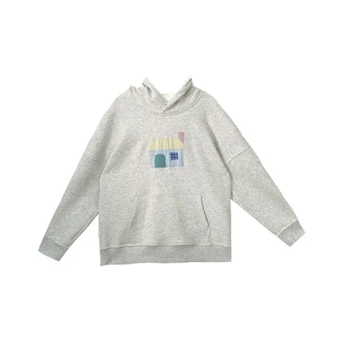 WUPODAMANVZHUANG Толстовка Женская Без рисунка Серый