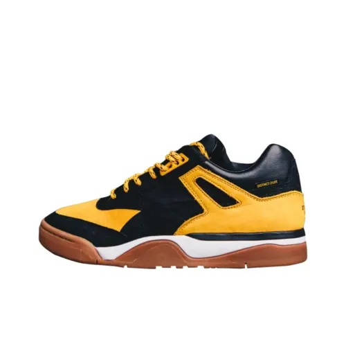 PUMA Palace Guard Винтажные баскетбольные кроссовки Low Топ Черный Желтый Унисекс