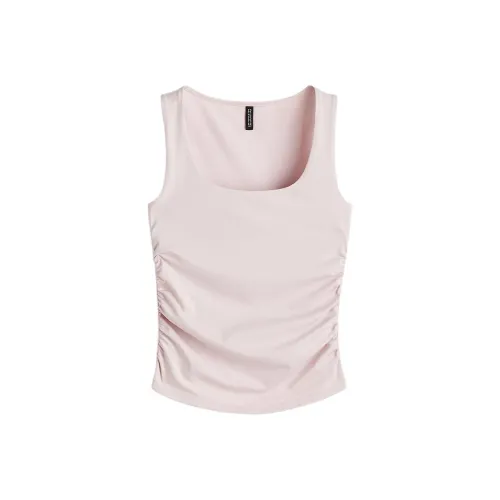 H&M Светло-розовые Женские Майки