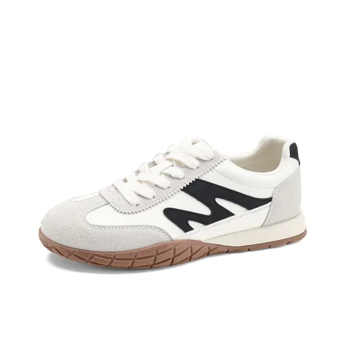 FOXER x MARINO ORLANDI Высота Увеличивающие Устойчивые к Износу Низкие Кроссовки для Скейтбординга Женские