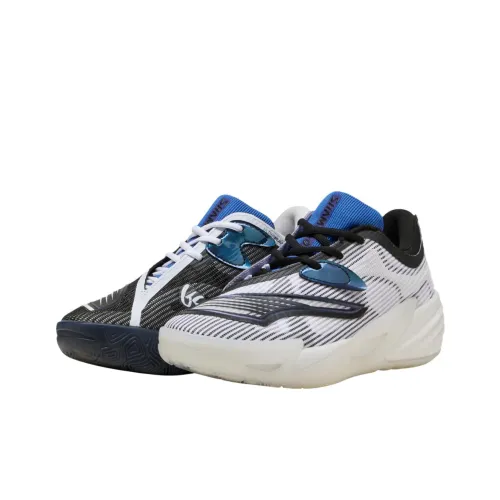 PUMA ALL PRO NITRO 2 Амортизация Устойчивость к истиранию Дышащие Низкие Баскетбольные кроссовки Унисекс Белый Черный