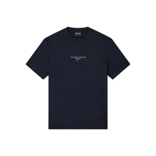 EMPORIO ARMANI Морской Синий Мужская T-Рубашка