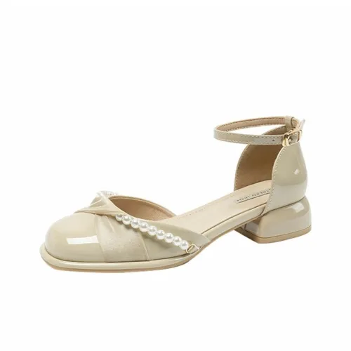 Be Good Туфли Мэри Джейн Женские Абрикос