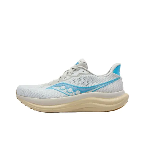 Saucony Triumph Victory 23 Беговые кроссовки Низкий топ Серый Синий Унисекс