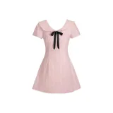 Розовый укороченный