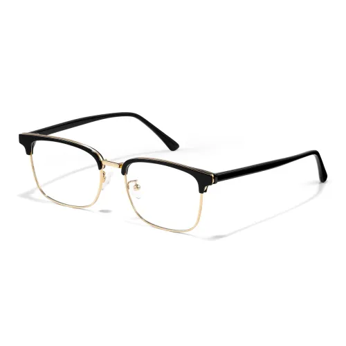 ZIPPO Пластина Wa Металл Оправа «брови» Оправы для очков Унисекс Золотой серебристый