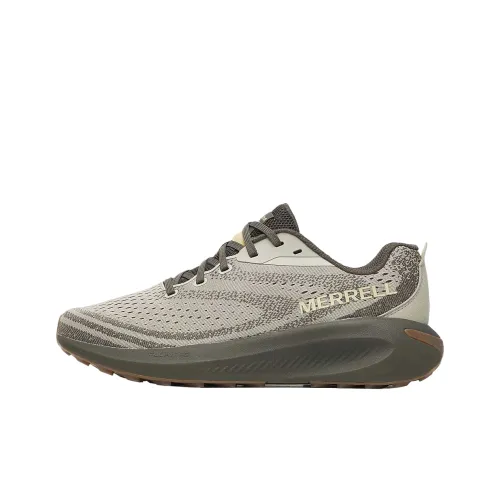 MERRELL Morphlite Устойчивые к истиранию Низкие Беговые кроссовки Мужские Серый Зеленый