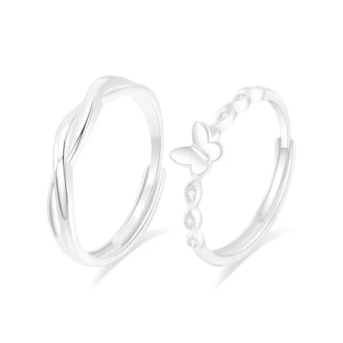 PRETTY DIARY Цирконовые кольца унисекс