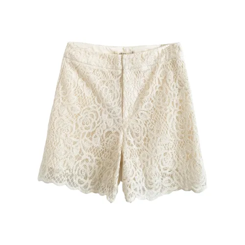 OUBO Абрикос Женские Повседневные шорты