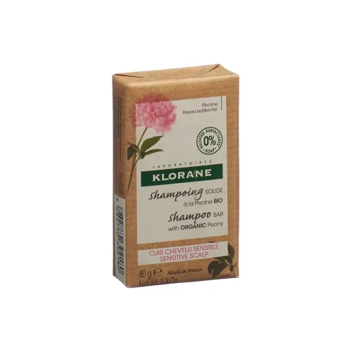 KLORANE Peony Аромат Успокаивающий Шампунь Чистка Освежающий 80г