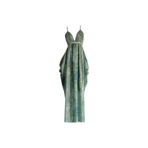 TIBINB Изумрудно-зеленый Женские Слиплатья