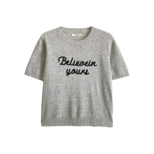 OUBO Серый Женские Трикотаж