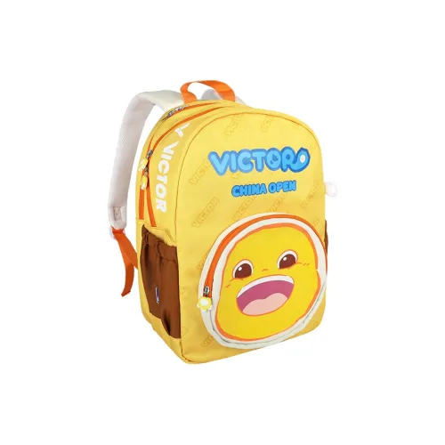 VICTOR Milk Dragon Co Branded Edition Polyester Backpack Unisex Yellow VICTOR Молоко Дракон Co Брендированная Серия Полиэстер Рюкзак Унисекс Желтый