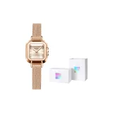 Золотой корпус, золотой циферблат, сетчатая сумка