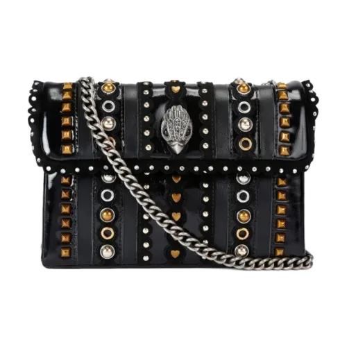 Kurt Geiger London Kensington Телячья кожа Сумка через плечо Средняя Женская Черная