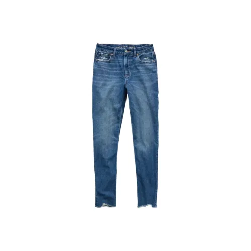 AMERICAN EAGLE Синие Женские Джинсы