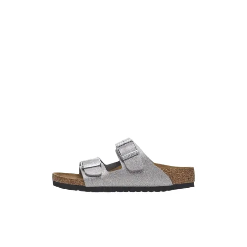 Birkenstock Arizona BS Детские домашние тапочки Серебряный Подростки